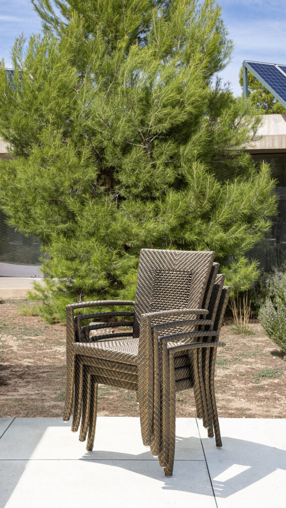22404 MADISON Skyline Design DINING ARMCHAIR BRONZE FLAT-FLAT 7 mm 08