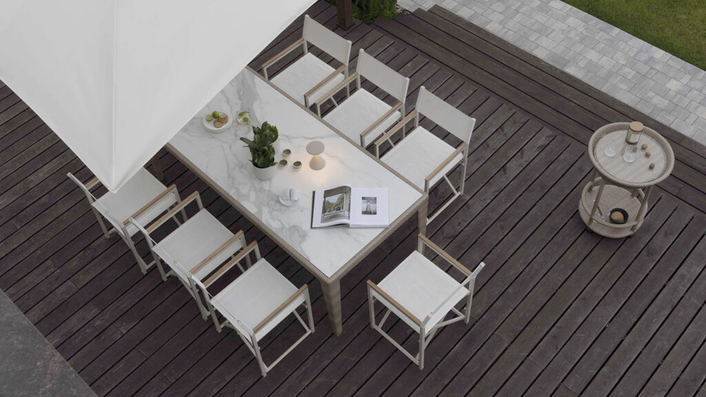 23091.22 Dining Table JourneySeashell FF 7mm Skyline Design 11