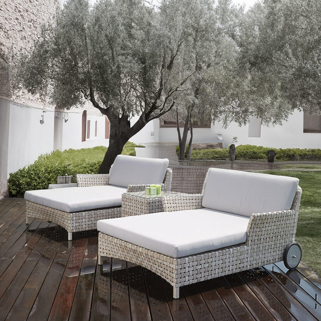 23109 CIELO Skyline Design DOUBLE LOUNGER Seashell FF 30 mm 03