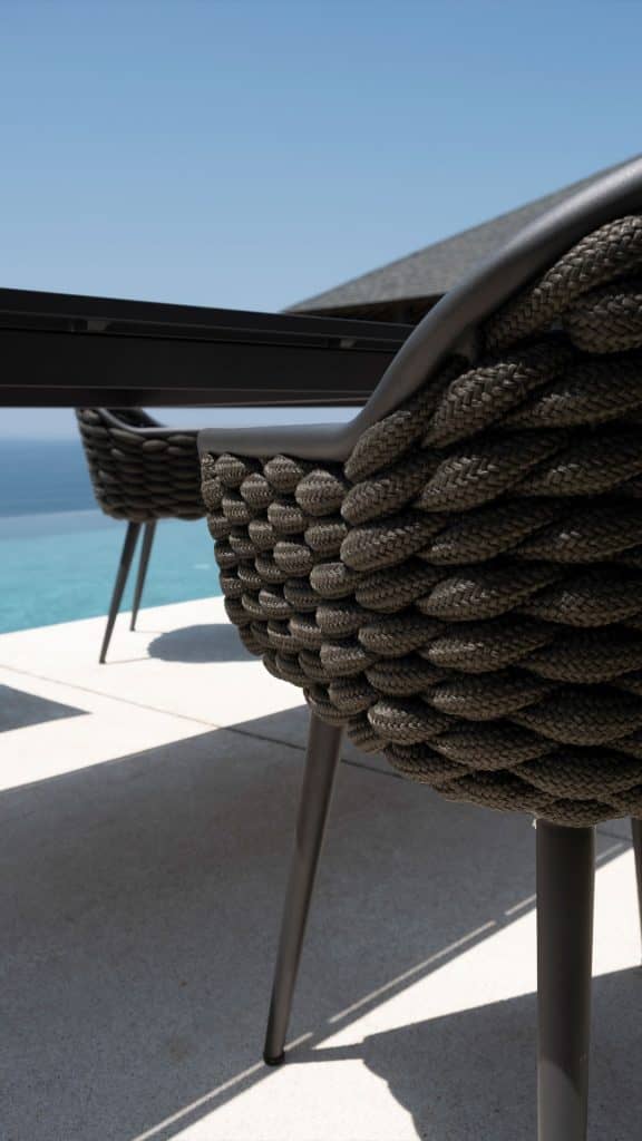 23519_Dining Armchair Serpent_Anthracite Polyrope 30mm_Skyline_3