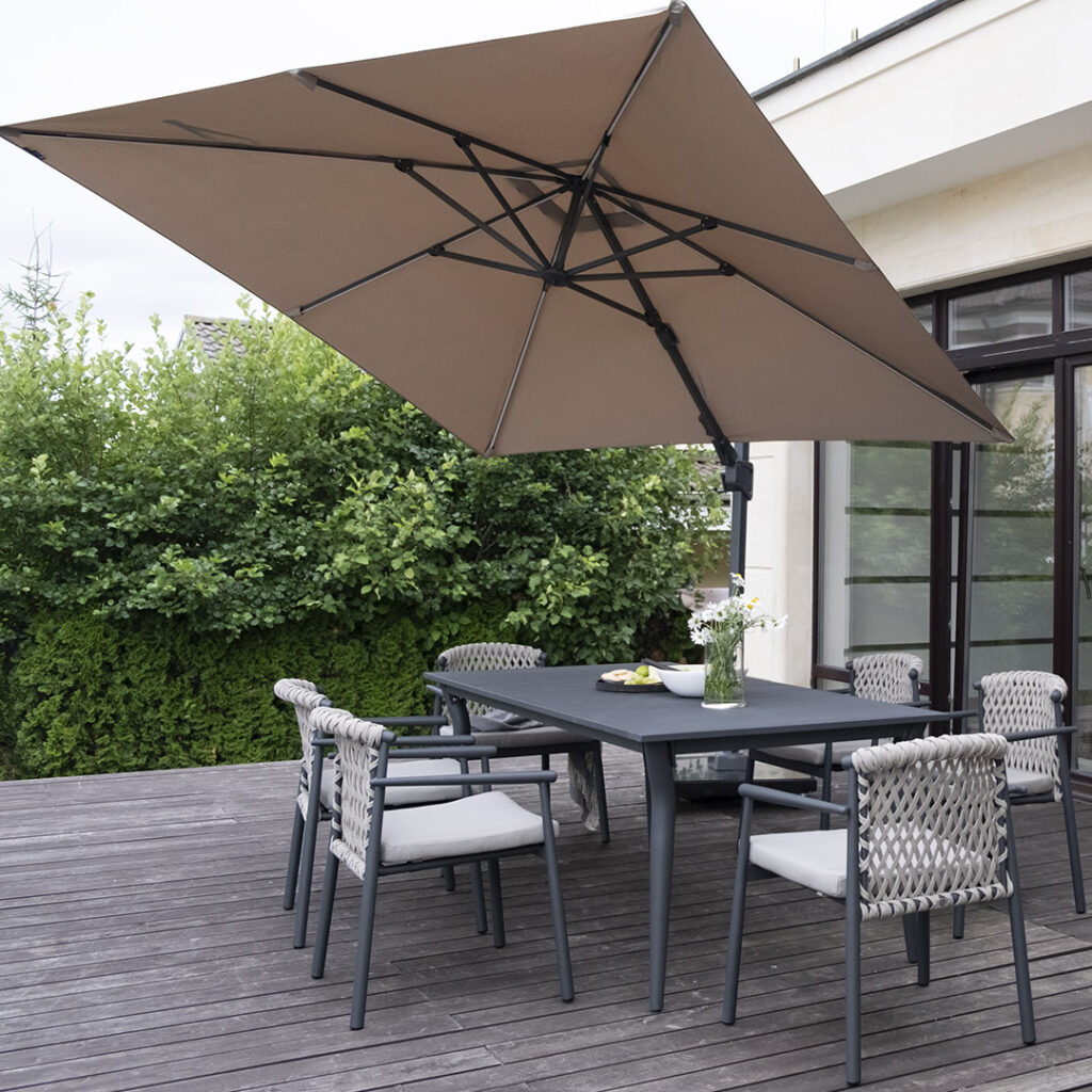 23694 LOTUS Skyline Design DINING ARMCHAIR ATMOSPHERE PALM strap 16X5 mm 03