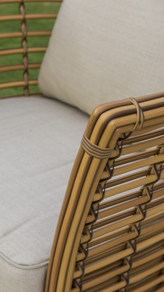 23761 ARMCHAIR VILLA NATURAL RATTAN MUSHROOM Skyline Design 06