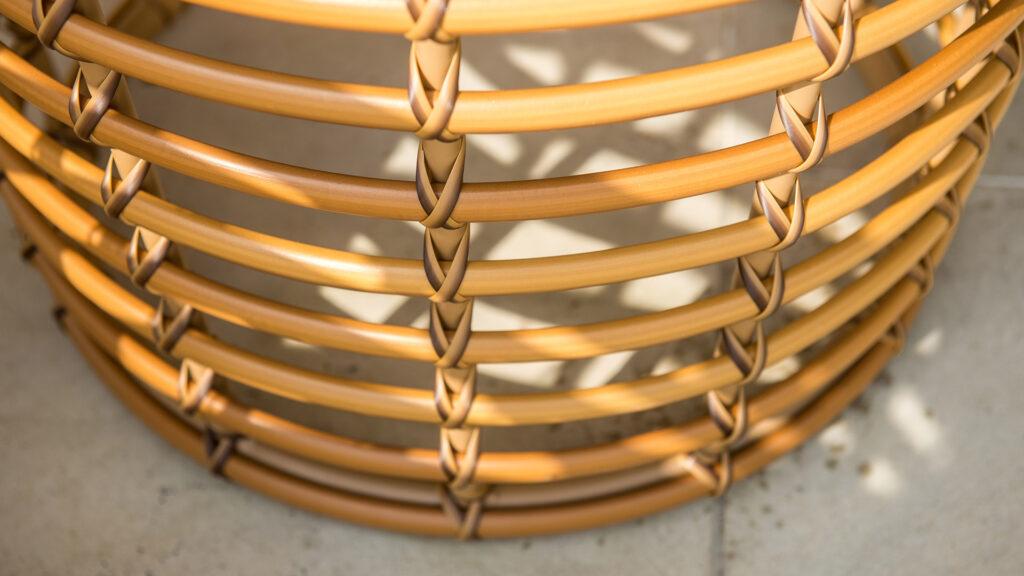 23765 SIDE TABLE VILLA NATURAL RATTAN MUSHROOM Skyline Design 08