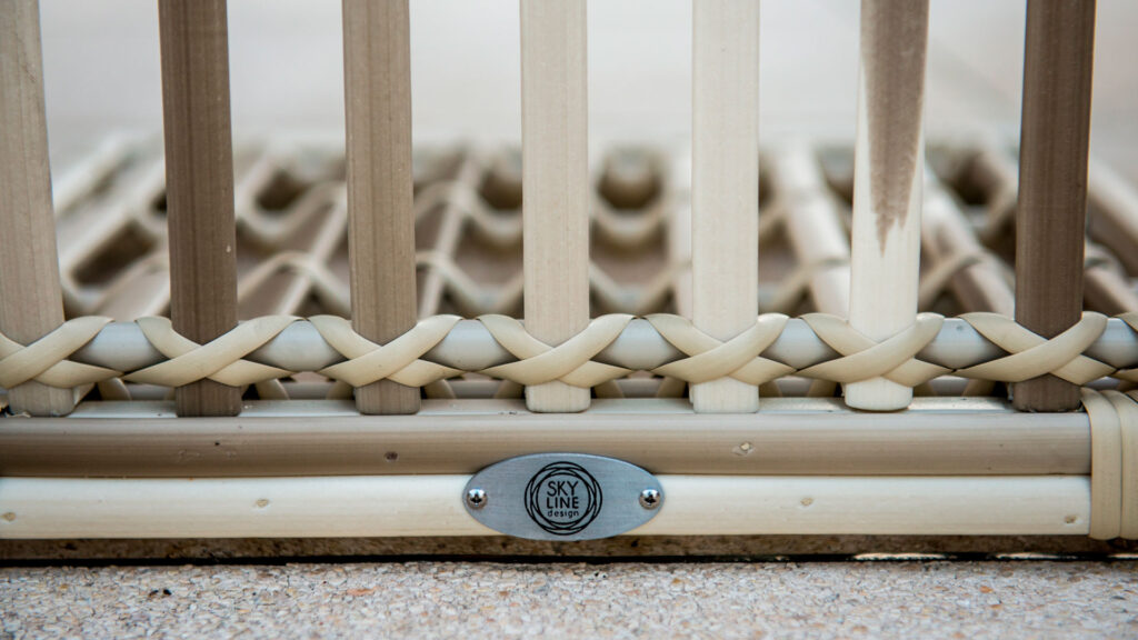 23768 AUXILIARY TABLE VILLA OFF WHITE MUSHROOM Skyline Design 06