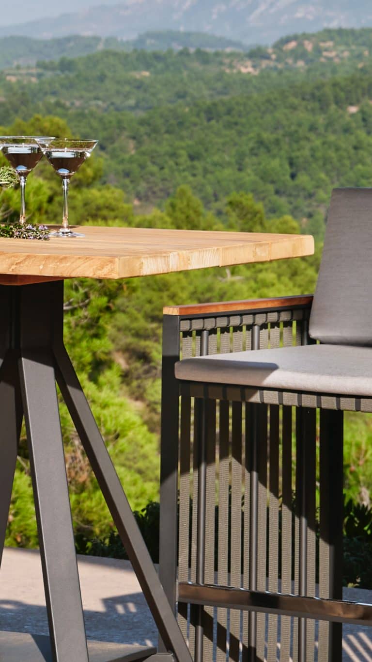 ALASKA BAR TABLE 80×80 - SKYLINE DESIGN - Premium Outdoor Furniture