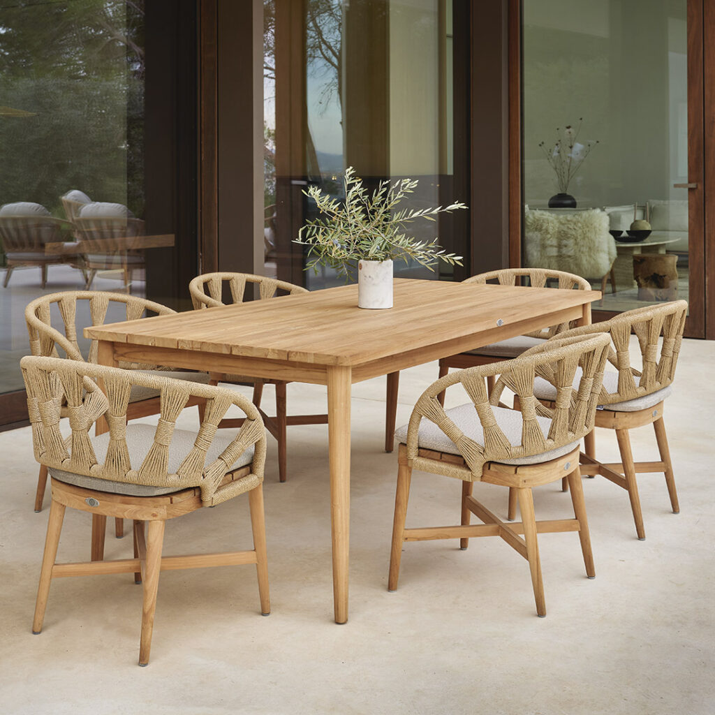 24100.22 Krabi Skyline Design Dining table Natural Teak 08